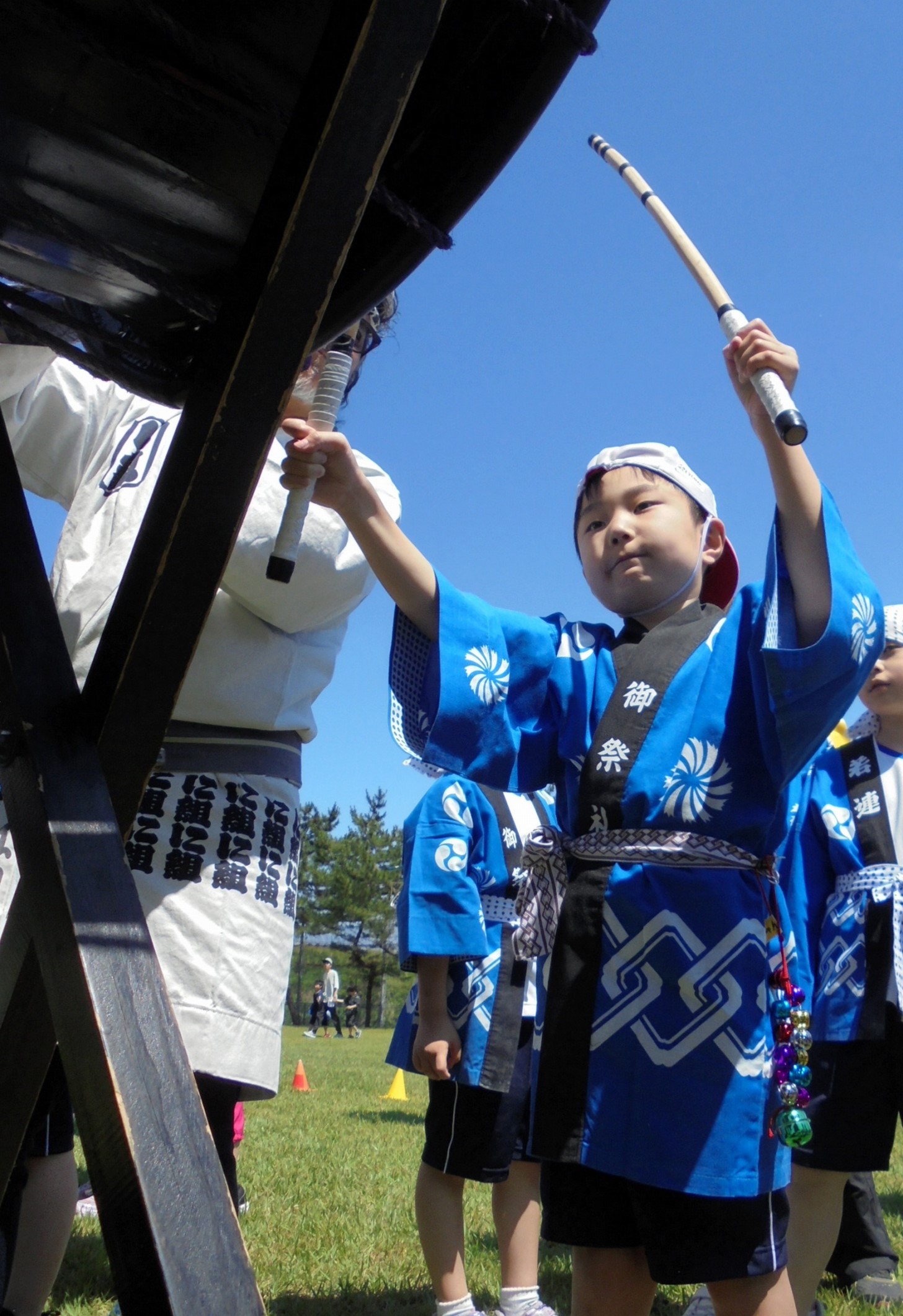 大きな太鼓は大きな音だ～